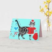 kerstkerstkerstkerstkerstkerstkerstkaart Stripy Ta Kaart (Gele Bloem)