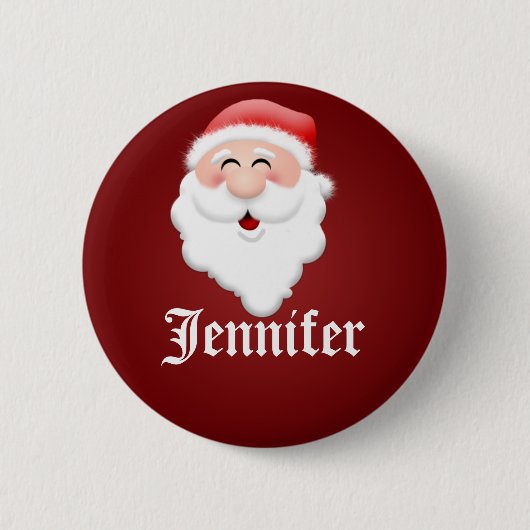 Kerstkerstkerstkerstkerstkerstkerstkerstcadeaulabe Ronde Button 5,7 Cm (Voorkant)
