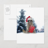 kerstkerstkerstkerstkerstkerstkerstkerstcadebandit feestdagenkaart (Voorkant / Achterkant)