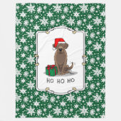 kerstkerstkerstkerstkerstkerstkerstkerstchocolade  fleece deken (Voorkant)