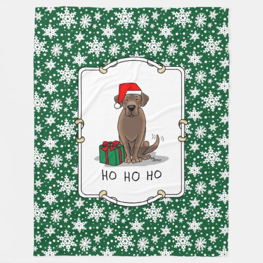 kerstkerstkerstkerstkerstkerstkerstkerstchocolade fleece deken (Voorkant)