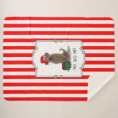 kerstkerstkerstkerstkerstkerstkerstkerstchocolade  sherpa deken (Voorkant (horizontaal))