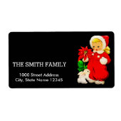 Kerstkerstkerstkerstkerstkerstkerstkerstdecor met  etiket (Voorkant)