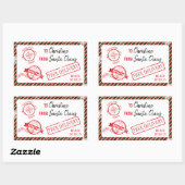 kerstkerstkerstkerstkerstkerstkerstkerstkerstbedek rechthoekige sticker (Vel)