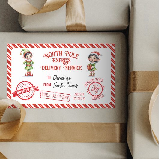 kerstkerstkerstkerstkerstkerstkerstkerstkerstbedek rechthoekige sticker