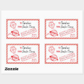 kerstkerstkerstkerstkerstkerstkerstkerstkerstbedek rechthoekige sticker (Vel)