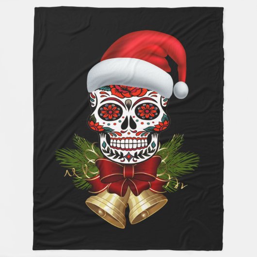 Kerstkerstkerstkerstkerstkerstkerstkerstkerstfeest Fleece Deken (Voorkant)