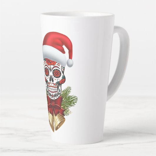 Kerstkerstkerstkerstkerstkerstkerstkerstkerstfeest Latte Mok (Rechterhoek)