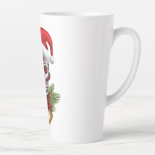 Kerstkerstkerstkerstkerstkerstkerstkerstkerstfeest Latte Mok (Rechts)