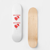 Kerstkerstkerstkerstkerstkerstkerstkerstkerstkaart Persoonlijk Skateboard (Voorkant)