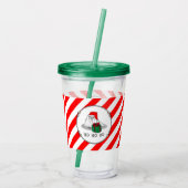 Kerstkerstkerstkerstkerstkerstkerstkerstkerstkerst Acryl Drinkbeker (Achterkant)