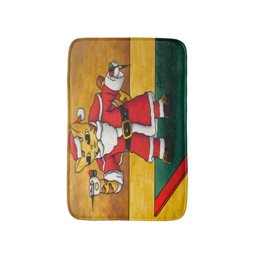 kerstkerstkerstkerstkerstkerstkerstkerstkerstkerst badmat (Voorkant Verticaal)