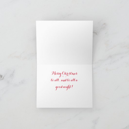 Kerstkerstkerstkerstkerstkerstkerstkerstkerstkerst Bedankkaart (Binnen)