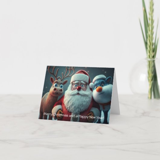 Kerstkerstkerstkerstkerstkerstkerstkerstkerstkerst Bedankkaart (Voorkant)