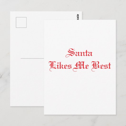 Kerstkerstkerstkerstkerstkerstkerstkerstkerstkerst Briefkaart (Voorkant / Achterkant)