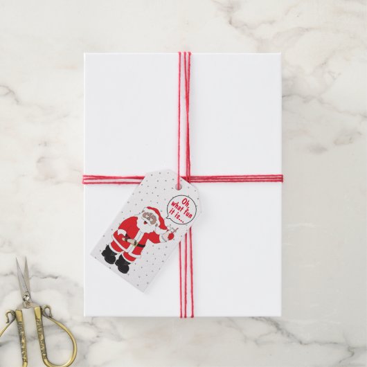 Kerstkerstkerstkerstkerstkerstkerstkerstkerstkerst Cadeaulabel (Met Touw)