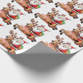 Kerstkerstkerstkerstkerstkerstkerstkerstkerstkerst Cadeaupapier (Hoek)