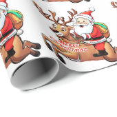 Kerstkerstkerstkerstkerstkerstkerstkerstkerstkerst Cadeaupapier (Rol Hoek)