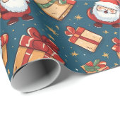 Kerstkerstkerstkerstkerstkerstkerstkerstkerstkerst Cadeaupapier (Rol Hoek)