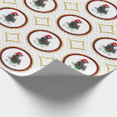 Kerstkerstkerstkerstkerstkerstkerstkerstkerstkerst Cadeaupapier (Hoek)