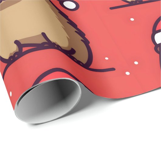 Kerstkerstkerstkerstkerstkerstkerstkerstkerstkerst Cadeaupapier (Rol Hoek)