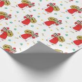 Kerstkerstkerstkerstkerstkerstkerstkerstkerstkerst Cadeaupapier (Hoek)