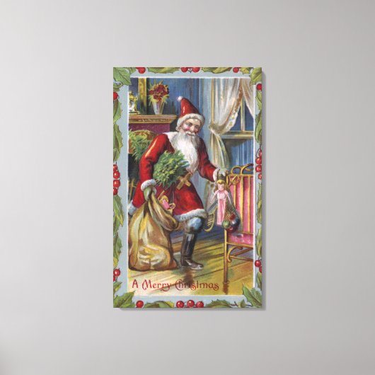kerstkerstkerstkerstkerstkerstkerstkerstkerstkerst canvas afdruk (Voorkant)