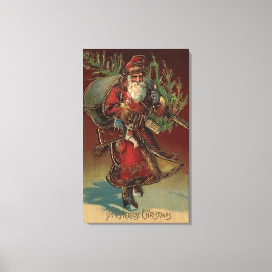 kerstkerstkerstkerstkerstkerstkerstkerstkerstkerst canvas afdruk (Voorkant)