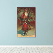 kerstkerstkerstkerstkerstkerstkerstkerstkerstkerst canvas afdruk (Insitu (Houten vloer))