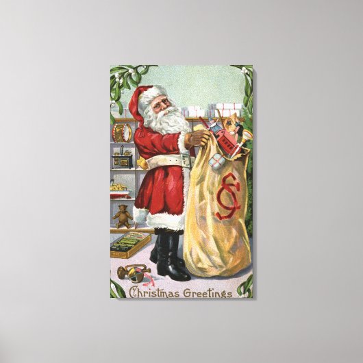 kerstkerstkerstkerstkerstkerstkerstkerstkerstkerst canvas afdruk (Voorkant)