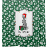 Kerstkerstkerstkerstkerstkerstkerstkerstkerstkerst Douchegordijn (Voorkant)