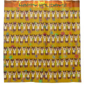 Kerstkerstkerstkerstkerstkerstkerstkerstkerstkerst Douchegordijn (Voorkant)