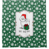 Kerstkerstkerstkerstkerstkerstkerstkerstkerstkerst Douchegordijn (Voorkant)