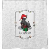 Kerstkerstkerstkerstkerstkerstkerstkerstkerstkerst Douchegordijn (Voorkant)