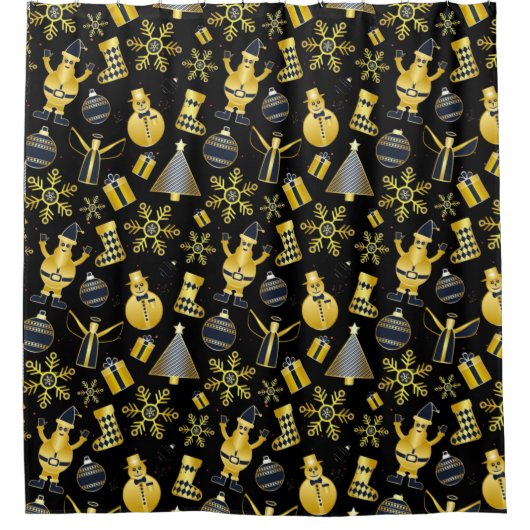 kerstkerstkerstkerstkerstkerstkerstkerstkerstkerst douchegordijn (Voorkant)