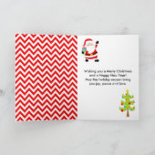 Kerstkerstkerstkerstkerstkerstkerstkerstkerstkerst Feestdagen Kaart (Binnen)