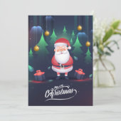 Kerstkerstkerstkerstkerstkerstkerstkerstkerstkerst Feestdagenkaart (Staand voorkant)