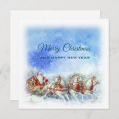 Kerstkerstkerstkerstkerstkerstkerstkerstkerstkerst Feestdagenkaart (Voorkant / Achterkant)