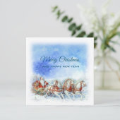 Kerstkerstkerstkerstkerstkerstkerstkerstkerstkerst Feestdagenkaart (Staand voorkant)