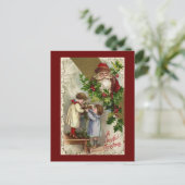 Kerstkerstkerstkerstkerstkerstkerstkerstkerstkerst Feestdagenkaart (Staand voorkant)