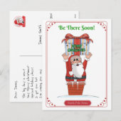 Kerstkerstkerstkerstkerstkerstkerstkerstkerstkerst Feestdagenkaart (Voorkant / Achterkant)