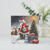 Kerstkerstkerstkerstkerstkerstkerstkerstkerstkerst Feestdagenkaart (Staand voorkant)