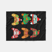 Kerstkerstkerstkerstkerstkerstkerstkerstkerstkerst Fleece Deken (Voorkant (Horizontaal))