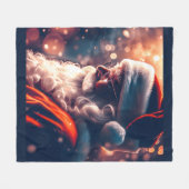 Kerstkerstkerstkerstkerstkerstkerstkerstkerstkerst Fleece Deken (Voorkant (Horizontaal))