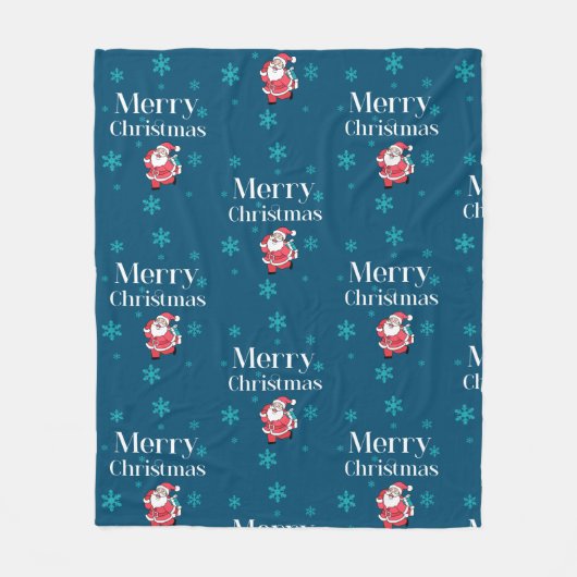 Kerstkerstkerstkerstkerstkerstkerstkerstkerstkerst Fleece Deken (Voorkant)