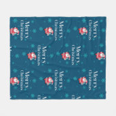 Kerstkerstkerstkerstkerstkerstkerstkerstkerstkerst Fleece Deken (Voorkant (Horizontaal))