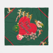 kerstkerstkerstkerstkerstkerstkerstkerstkerstkerst fleece deken (Voorkant (Horizontaal))
