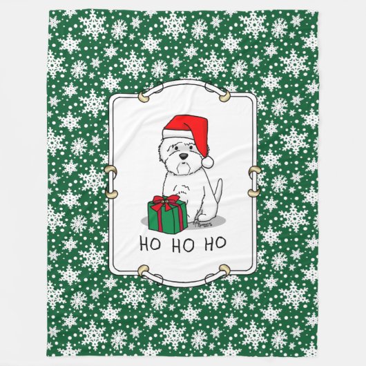 Kerstkerstkerstkerstkerstkerstkerstkerstkerstkerst Fleece Deken (Voorkant)