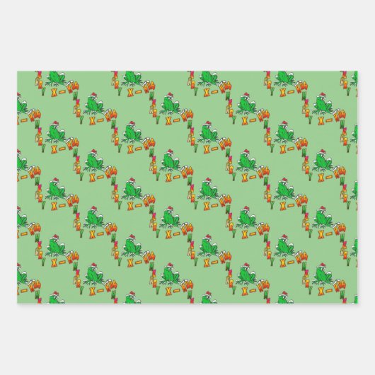 Kerstkerstkerstkerstkerstkerstkerstkerstkerstkerst Inpakpapier Vel (Voorkant)