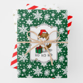 Kerstkerstkerstkerstkerstkerstkerstkerstkerstkerst Inpakpapier Vel (In situ)